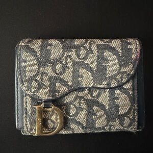 Authentic Vintage Dior Trotter Saddle Wallet